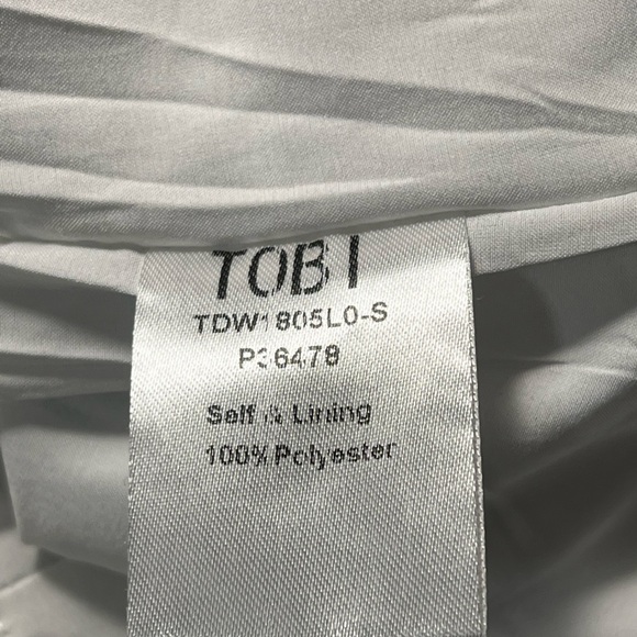 TOBI | Knot Together Navy & White Stripe Dress Sz M - Picture 10 of 12